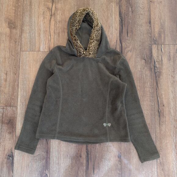 VTG Cold As Ice Women's Medium Sweater Fleece Snowboard Ski Warm Hike Y2K - Picture 4 of 9